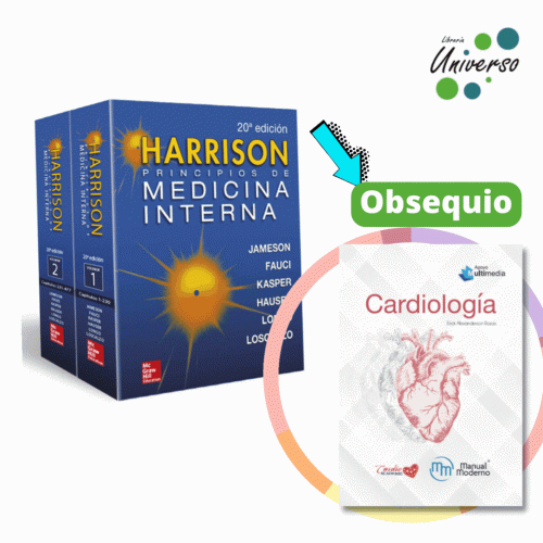 Harrison-Medicina Interna 20e, Vols 1 Y 2 + Obsequio de Compra Cardiología