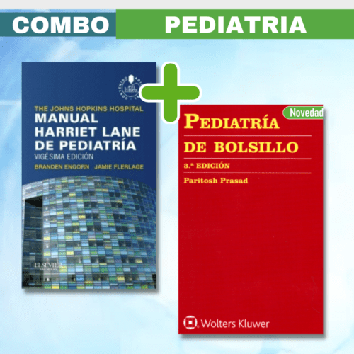 Combo Pediatria:  Manual Harriet Lane de Pediatría 20ed +Pediatría de bolsillo 3ra Ed