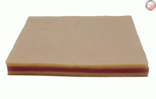 Almohadilla de sutura abdominal