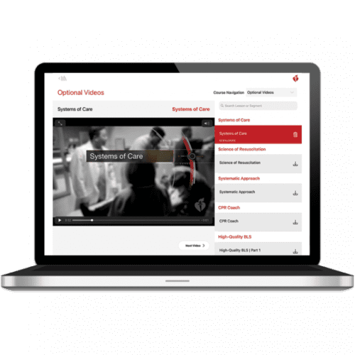 Video digital del curso 2020 AHA ACLS en español