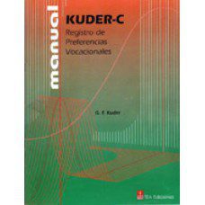 Oferta Especial KUDER-C Registro de Preferencias Vocacionales Juego completo(Portada puede variar)