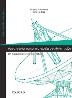 Libro Impreso DERECHO DE LAS NUEVAS TECNOLOGIAS VILLANUEVA / DIAZ