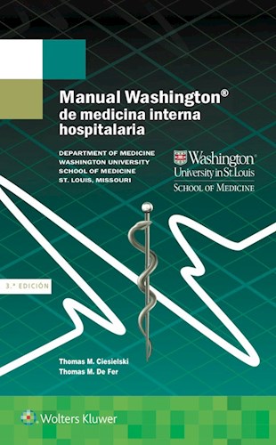 Libro Impreso Manual Washington de medicina interna hospitalaria