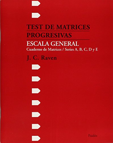 Oferta Especial Test de Matrices Progresivas Escala General
