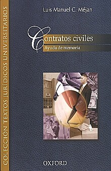 Libro Impreso Contratos Civiles. Ayuda De Memoria Carrer Mejan, Luis Manuel