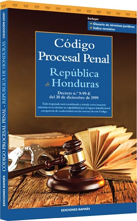 Libro Impreso Código Procesal Penal de Honduras