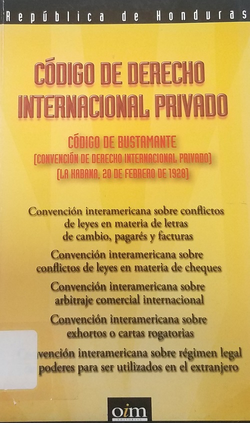 Oferta Especial Código de Derecho Internacional Privado