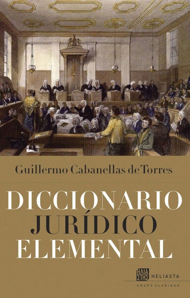 Libro Impreso-Diccionario Jurídico Elemental-Guillermo Cabanellas de Torres