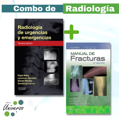 Combo Radiología (Radiología de urgencias y emergencias+Manual de fracturas 6ed