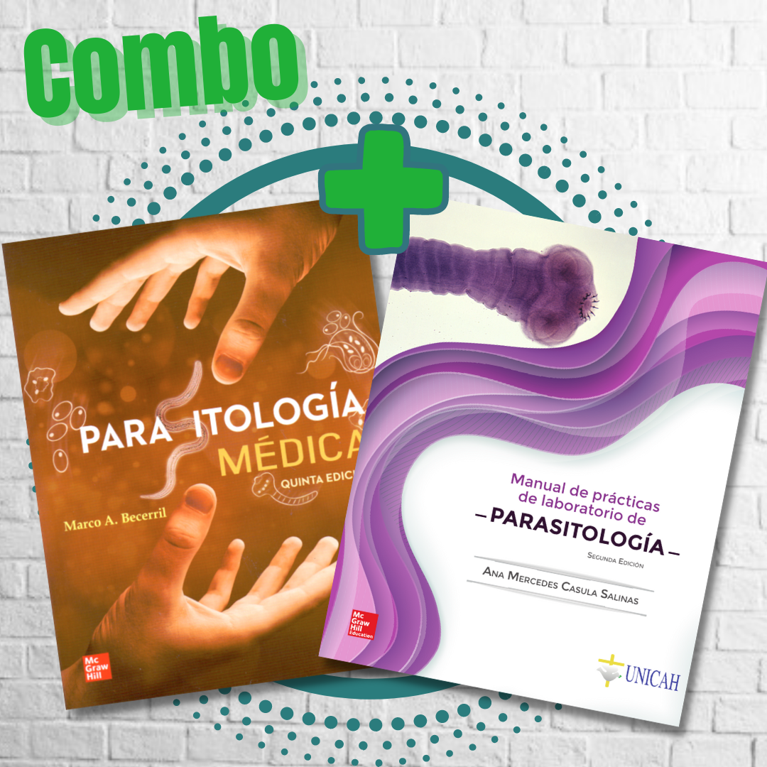 Combo Parasitología Médica 5ta Becerril  + MNL  Parasitología 2ed UNICAH