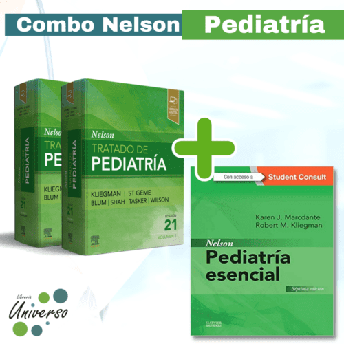 Combo Nelson Pediatría (NELSON. TRATADO DE PEDIATRÍA 21ED + Nelson. Pediatría esencial + StudentConsult (7ª ed.)