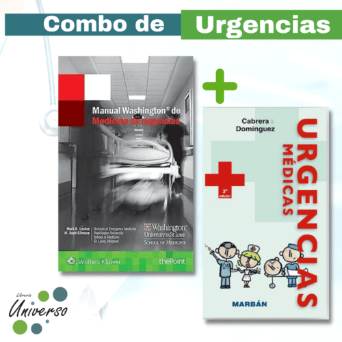 Combo Urgencias Médicas Pocket+MANUAL WASHINGTON DE MEDICINA DE URGENCIAS