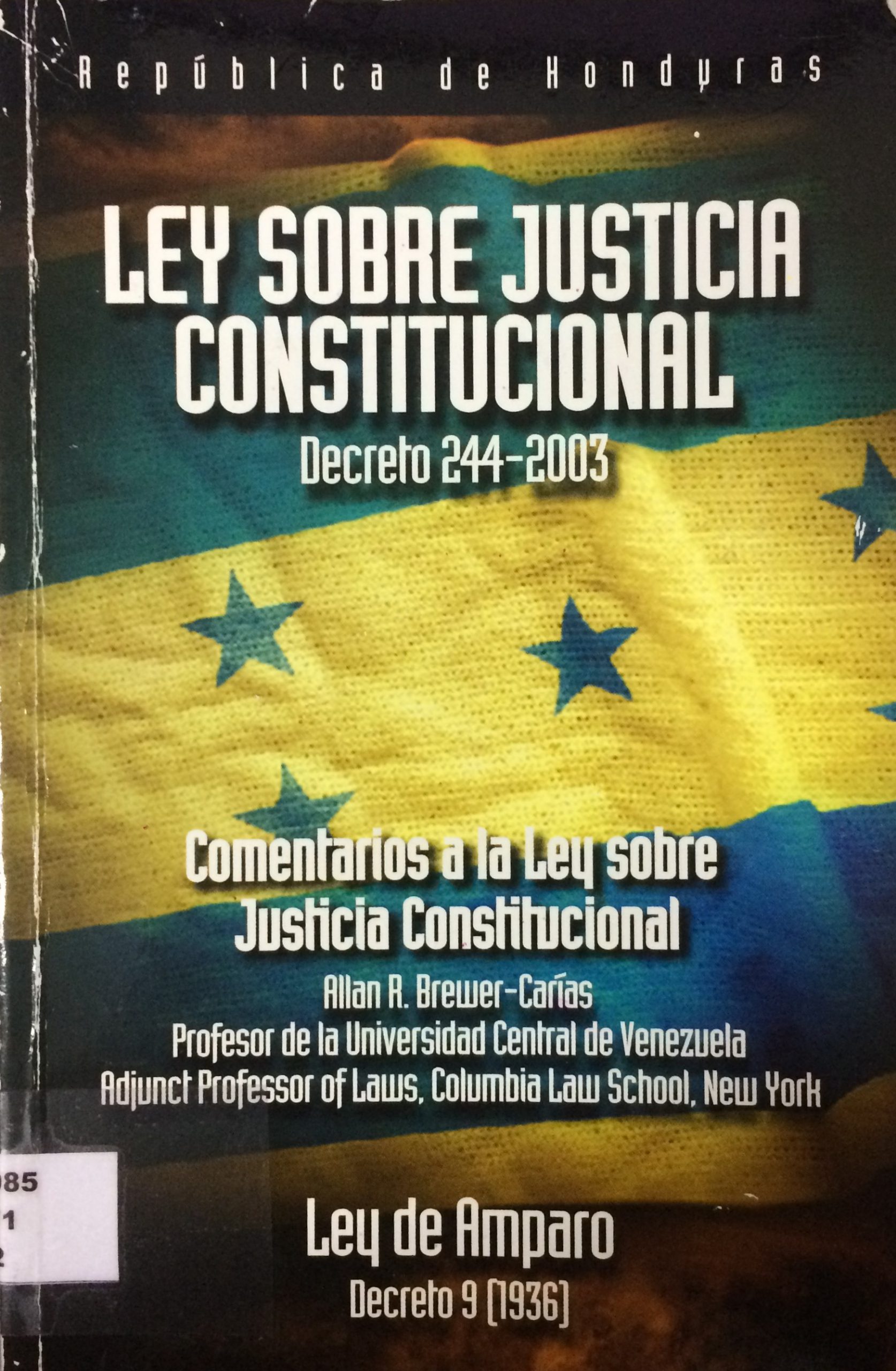 Oferta Especial Ley Sobre Justicia Constitucional