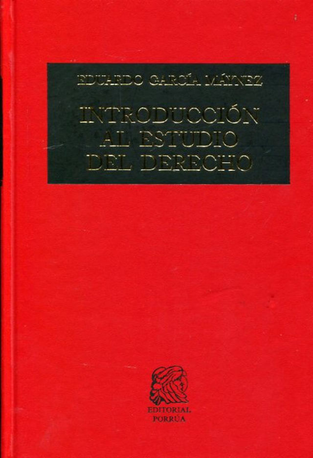 Libro Impreso-Introducción al Estudio del Derecho-Eduardo García Máynez