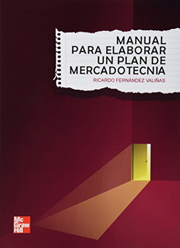Libro Impreso-Manual Para Elaborar Un Plan De Mercadotecnia-Ricardo Fernández Valiñas
