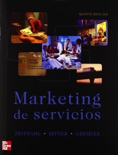 Libro impreso Marketing de Servicios Zeithaml 5ta Edición