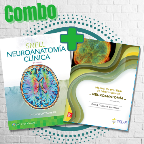 Combo Neuroanatomía Snell 8ed + MNL Neuroanatomía 2ed UNICAH 50% Descuento