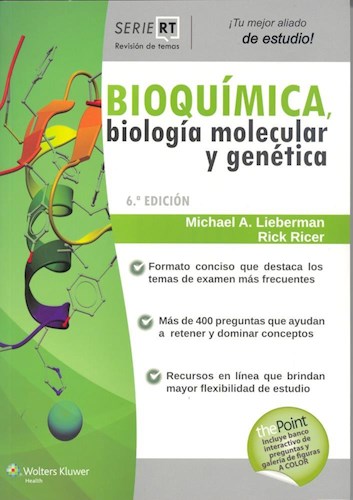 Libro Impreso-Bioquímica, Biología Molecular y Genética 6 edición