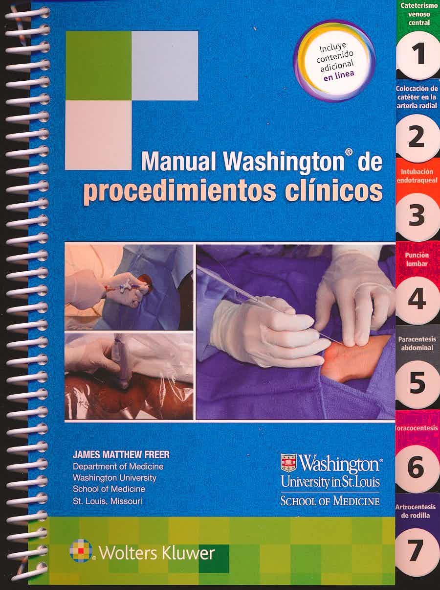 Libro Impreso-Manual Washington de Procedimientos clínicos