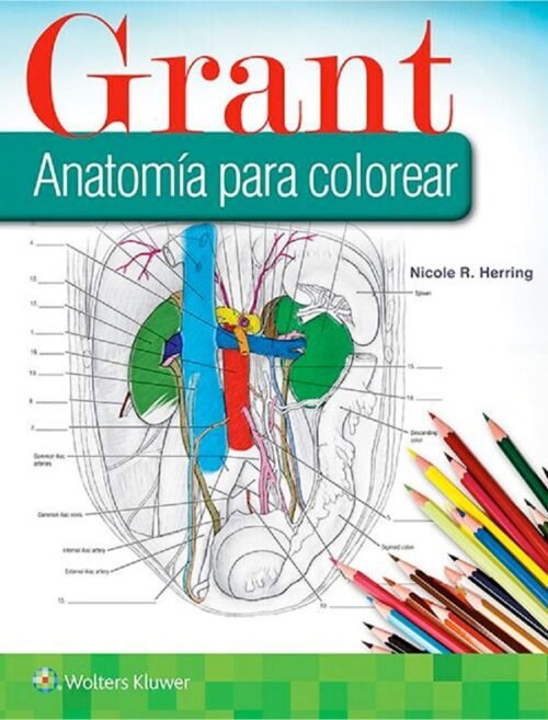 Libro Impreso Grant - Anatomía Para Colorear