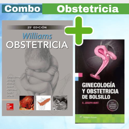Combo Williams Obstetricia 25ed+ Ginecología y Obstetricia de bolsillo 1 Edición
