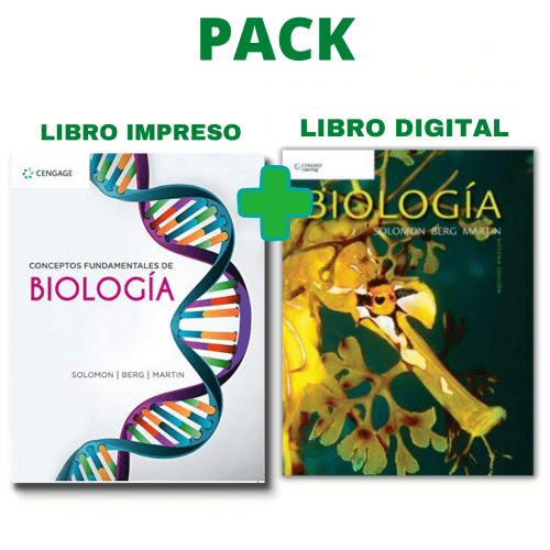 Libro Impreso Solomon Conceptos fundamentales de Biología +Libro Digital Biología Solomon 9ed
