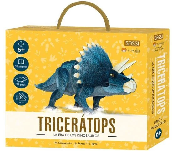 Triceratops la Era de los Dinosaurios