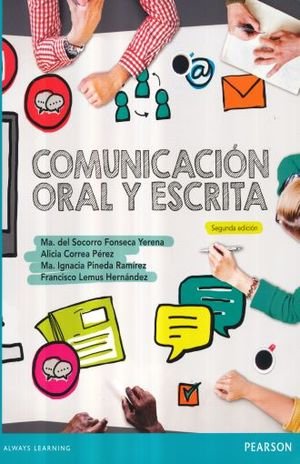Comunicación Oral y Escrita textbook cover, second edition.