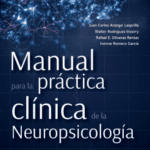 Manual de Neuropsicología Arango cover: brain illustration, "Manual para la práctica clínica de la Neuropsicología