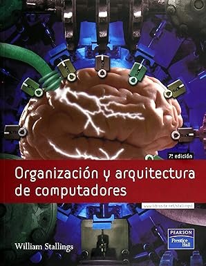 Book cover: Organización y Arquitectura de Computadores by William Stallings, 7th edition.